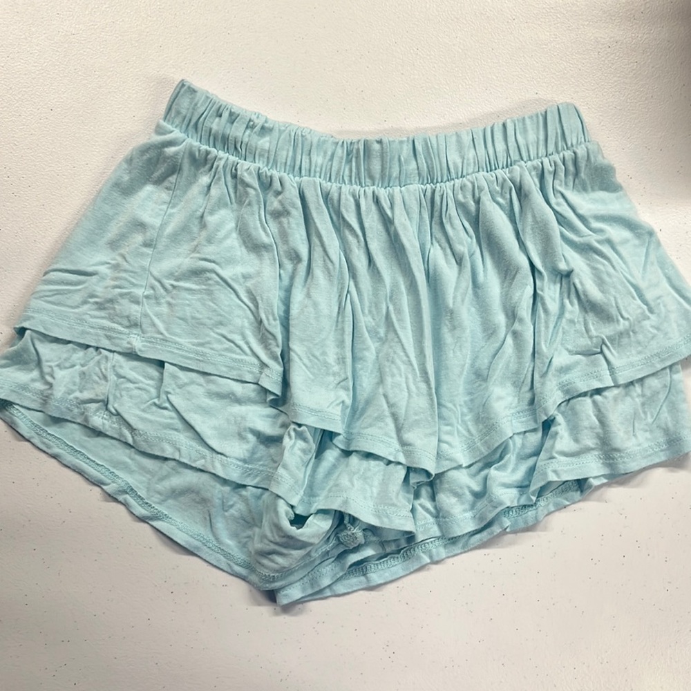 altard state ruffle shorts